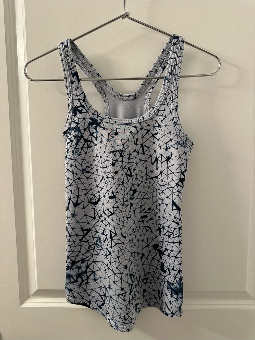 Lululemon Studio Racerback Tank Top | Star Crushed Silver Fox Deep Navy | 4